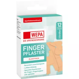 WEPA Mistura de pensos para os dedos, 3 tamanhos, 12 unidades