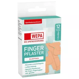 WEPA Mistura de pensos para os dedos, 3 tamanhos, 12 unidades