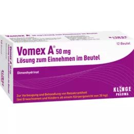 VOMEX Solução oral de 50 mg em saqueta, 12 unidades