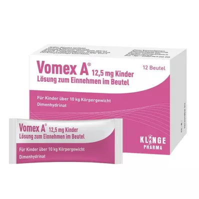 Solução Vomex A® 12,5 mg crianças, 12 unidades Solução Vomex A® 12,5 mg crianças, 12 unidades