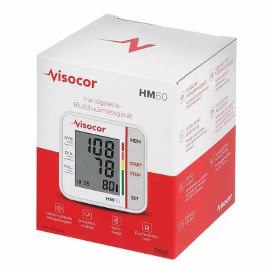 Monitor de pressão arterial de pulso Visocor HM60, 1ud Monitor de pressão arterial de pulso Visocor HM60, 1ud
