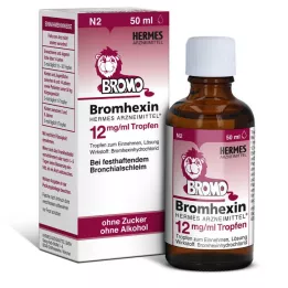 BROMHEXIN Hermes Arzneimittel 12 mg/ml gotas, 50 ml