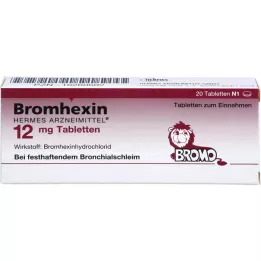 BROMHEXIN Hermes Arzneimittel 12 mg comprimidos, 20 unid