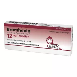 BROMHEXIN Hermes Arzneimittel 12 mg comprimidos, 50 unid