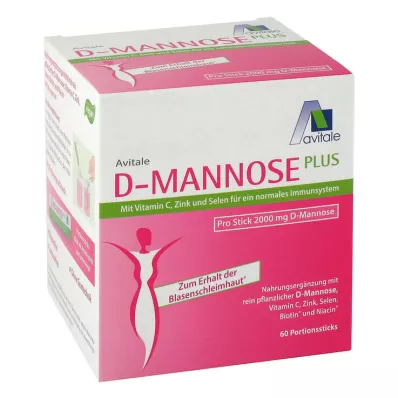 D-Mannose Plus 2.000 mg em bastões, 60X2,47 g