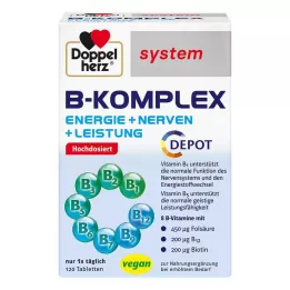 DOPPELHERZ Comprimidos do sistema B-complex, 120 unidades