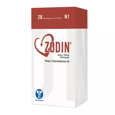 ZODIN Cápsulas moles de Omega-3 1.000 mg, 28 unid ZODIN Cápsulas moles de Omega-3 1.000 mg, 28 unid