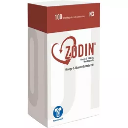 ZODIN Cápsulas moles de Omega-3 1.000 mg, 100 unid