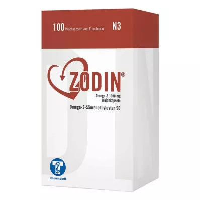 ZODIN Cápsulas moles de Omega-3 1.000 mg, 100 unid ZODIN Cápsulas moles de Omega-3 1.000 mg, 100 unid