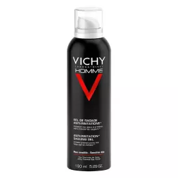 VICHY HOMME Gel de barbear anti-irritação, 150 ml