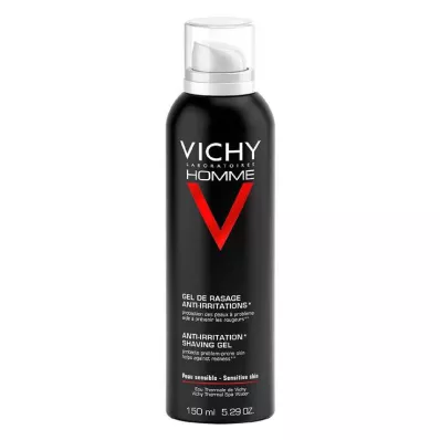 Vichy Homme gel de barbear anti-irritação cutânea, 150 ml