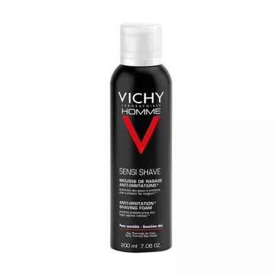 VICHY HOMME Espuma de barbear anti-irritação, 200 ml