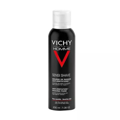 Vichy Homme espuma de barbear anti-irritação cutânea, 200 ml Vichy Homme espuma de barbear anti-irritação cutânea, 200 ml