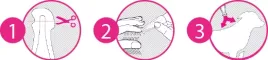 Instructions for use for FRONTLINE Tri-Act Lsg.z.Drop-on para cães 20-40kg, 3 unid - 5