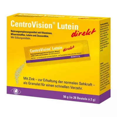 Grânulos diretos de Luteína Centrovision, 28 peças Grânulos diretos de Luteína Centrovision, 28 peças