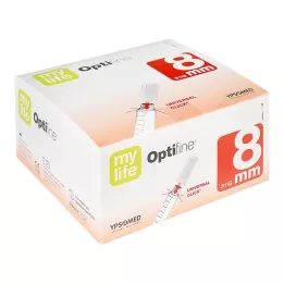 OPTIFINE 8 agulhas para caneta 0,25x8 mm, 100 unidades