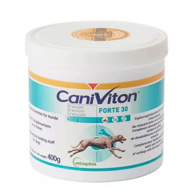 Caniviton Forte 30 suplemento alimentar granulado para cães, 400 g Caniviton Forte 30 suplemento alimentar granulado para cães, 400 g