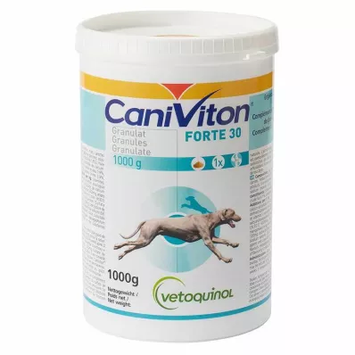 Caniviton Forte 30 suplemento alimentar granulado para cães, 1000 g