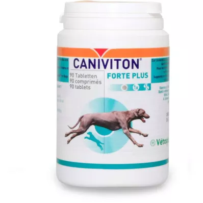 CANIVITON Forte Plus Comprimidos de alimento suplementar para cão/gato, 90 pcs