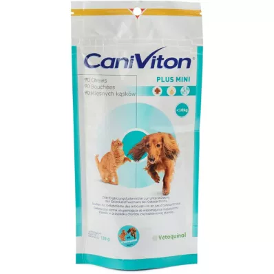 CANIVITON Alimento para mastigar Plus mini diet para cães e gatos, 90 unidades