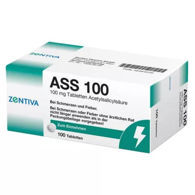 ASS 100 comprimidos, 100 unidades ASS 100 comprimidos, 100 unidades
