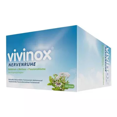 vivinox® comprimidos calmantes para nervos, para inquietação e dificuldade em adormecer, 100 peças vivinox® comprimidos calmantes para nervos, para inquietação e dificuldade em adormecer, 100 peças