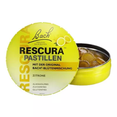 Flor de Bach Original Rescura Pastilhas Limão, 50 g Flor de Bach Original Rescura Pastilhas Limão, 50 g