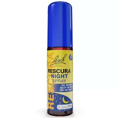 BACHBLÜTEN Original Rescura Night Spray sem álcool, 20 ml BACHBLÜTEN Original Rescura Night Spray sem álcool, 20 ml