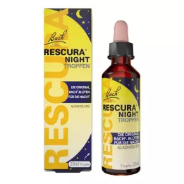 BACHBLÜTEN Rescura Original Gotas de noite sem álcool, 20 ml