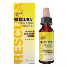 BACHBLÜTEN Rescura Original gotas sem álcool, 10 ml