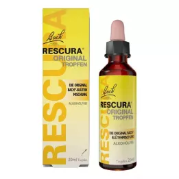 BACHBLÜTEN Rescura Original gotas sem álcool, 20 ml