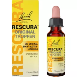 BACHBLÜTEN Gotas de Rescura Original com álcool, 10 ml