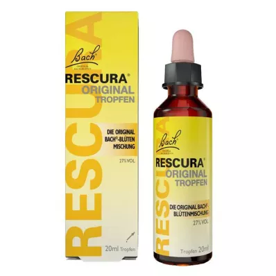 Flor de Bach Original Rescura gotas com álcool, 20 ml Flor de Bach Original Rescura gotas com álcool, 20 ml