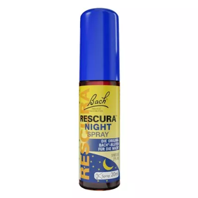 Bach Flowers Original Rescura Night Spray com álcool, 20 ml Bach Flowers Original Rescura Night Spray com álcool, 20 ml