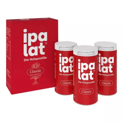 IPALAT Pastilhas para a garganta clássicas, 120 unidades