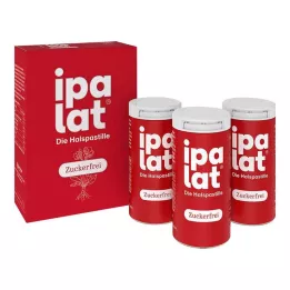 IPALAT Pastilhas para a garganta sem açúcar, 120 unidades