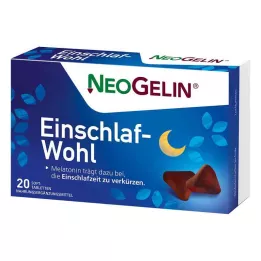 NEOGELIN Comprimidos mastigáveis Sleep Well, 20 cápsulas
