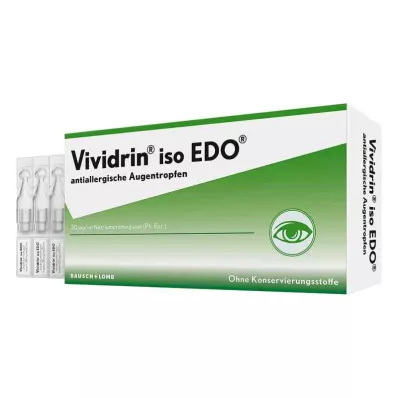 VIVIDRIN iso EDO colírio antialérgico, 30X0,5 ml VIVIDRIN iso EDO colírio antialérgico, 30X0,5 ml