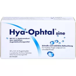 HYA-OPHTAL colírio de sine, 30X0,5 ml