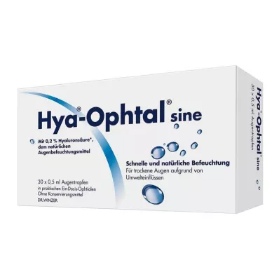 Colírio senoidal Hya-Ophtal, 30X0,5 ml Colírio senoidal Hya-Ophtal, 30X0,5 ml