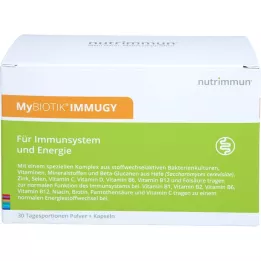 MYBIOTIK IMMUGY Embalagem combinada 30x2 g+60 cápsulas, 1 P