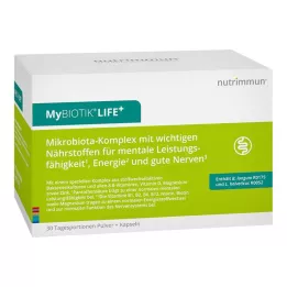 MYBIOTIK LIFE+ Embalagem combinada 30x1,5 g Plv.+60 cápsulas, 1 pc