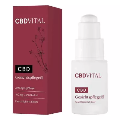 CBD VITAL Óleo de cuidado facial Premium, 20 ml