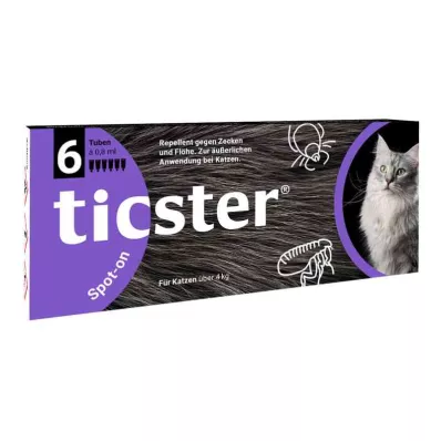 TICSTER Solução para gatos de 4-8 kg, 6X0,8 ml TICSTER Solução para gatos de 4-8 kg, 6X0,8 ml