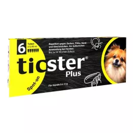 TICSTER Plus solução para unção punctiforme para cães até 4 kg, 6X0,48 ml