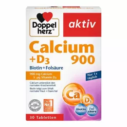 DOPPELHERZ Cálcio 900+D3 Comprimidos, 30 Cápsulas