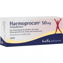 HAEMOPROCAN Comprimidos revestidos por película de 50 mg, 50 unidades