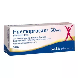 HAEMOPROCAN Comprimidos revestidos por película de 50 mg, 50 unidades