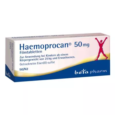 Comprimidos revestidos por película de Haemoprocan 50 mg (50 unidades) Comprimidos revestidos por película de Haemoprocan 50 mg (50 unidades)