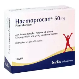 HAEMOPROCAN Comprimidos revestidos por película de 50 mg, 100 unidades